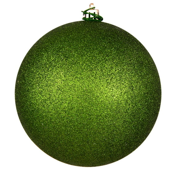 Vickerman 2.75" Juniper Green Glitter Ball Ornament, 12 per Bag