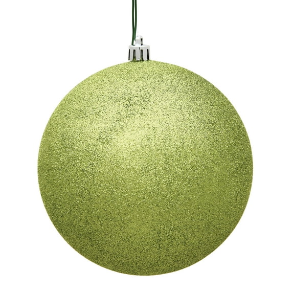 Vickerman 2.75" Lime Glitter Ball Ornament, 12 per Bag