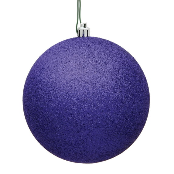 Vickerman 2.75" Purple Glitter Ball Ornament, 12 per Bag