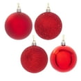 thumbnail image 1 of Vickerman 2.75" Red 4-Finish Ball Ornament Assortment, 20 per Box, 1 of 4