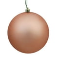 thumbnail image 1 of Vickerman 2.75" Rose Gold Matte Ball Ornament, 12 per Bag, 1 of 2