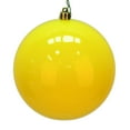 thumbnail image 1 of Vickerman 2.75" Yellow Shiny Ball Ornament, 12 per Bag, 1 of 3