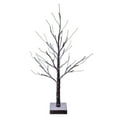 thumbnail image 1 of Vickerman 2' Brown Frosted Twig Tree, Battery Operated Warm White 3mm Wide Angle LED lights., 1 of 4