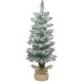 thumbnail image 1 of Vickerman 2' Frosted Pole Pine Artificial Christmas Tree with 35 Clear Lights, 1 of 2