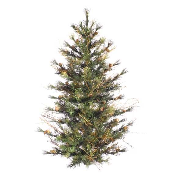 Vickerman 2' Mixed Country Pine Artificial Christmas Wall Tree, Unlit
