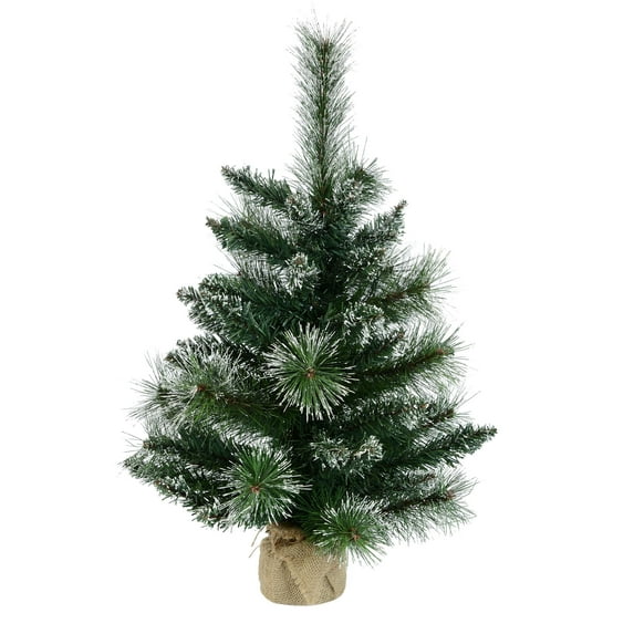 Vickerman 2' Snow Tipped Mixed Pine Artificial Christmas Tree, Unlit