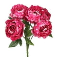 thumbnail image 1 of Vickerman 20" Artificial Hot Pink Peony Bunch., 1 of 3