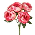 thumbnail image 1 of Vickerman 20" Artificial Pink Peony Bunch., 1 of 9