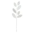 thumbnail image 1 of Vickerman 20" White Mesh Apple Leaf Artificial Christmas Spray. Includes 3 sprays per pack., 1 of 4