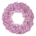 thumbnail image 1 of 20" Real Touch Lt Pink Hydrangea Wreath, 1 of 2