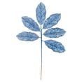 thumbnail image 1 of Vickerman 22" Blue Glitter Magnolia Artificial Christmas Spray. Includes 12 sprays per pack., 1 of 2