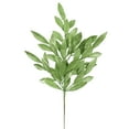 thumbnail image 1 of Vickerman 22" Green Glitter Bay Leaf Artificial Christmas Spray. Includes 6 sprays per pack., 1 of 2