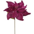 thumbnail image 1 of Vickerman 22" Mauve Poinsettia Artificial Christmas Flower, 6 per Bag, 1 of 3