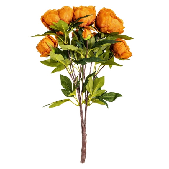 Vickerman 23" Artificial Coffee Peony Spray.