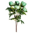 thumbnail image 1 of Vickerman 23" Artificial Green Peony Spray., 1 of 8