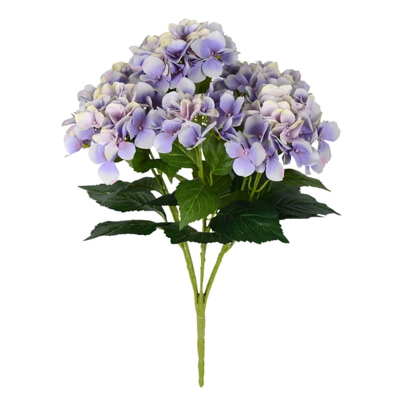 Vickerman 23" Artificial Purple Hydrangea Bush.