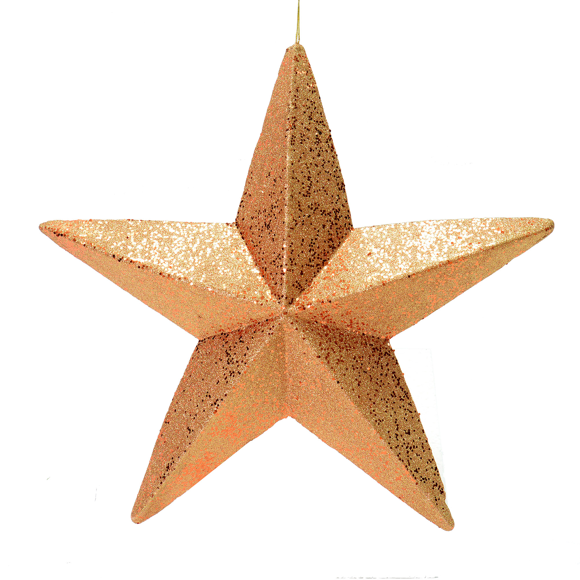 Vickerman 23" Rose Gold Glitter Star Christmas Ornament - image 1 of 1