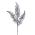 thumbnail image 1 of Vickerman 24.5" Silvere Feather Fern Glitter Spray, 6 per bag., 1 of 1