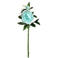 thumbnail image 1 of Vickerman 24" Artificial Blue Peony Bush 3/pk, 1 of 2