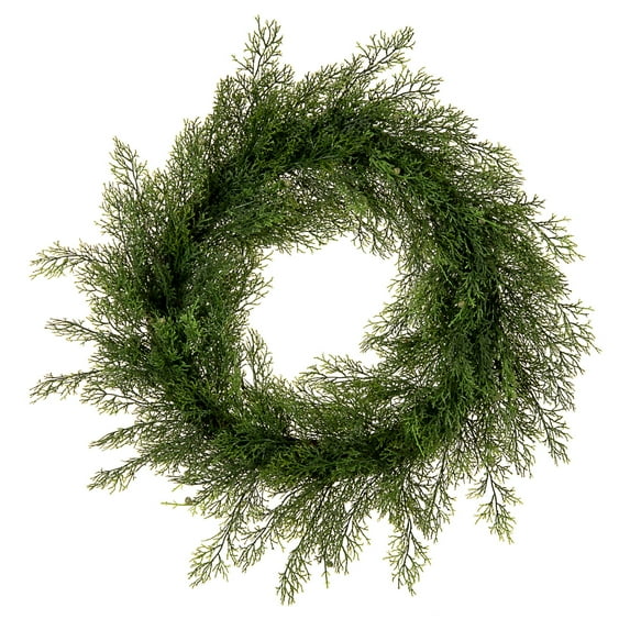 Vickerman 24" Artificial Cedar Wreath.