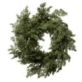 thumbnail image 1 of Vickerman 24" Artificial Green Cypress Wreath, 1 of 5