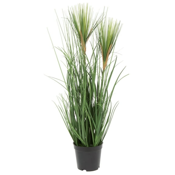 Vickerman 24" Artificial Potted Green Grass.