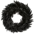 thumbnail image 1 of Vickerman 24" Black Fir Artificial Christmas Wreath, Unlit, 1 of 3