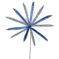 thumbnail image 1 of Vickerman 24" Blue Velvet Papyrus Artificial Christmas Pick, 3 per Bag, 1 of 3