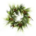 thumbnail image 1 of Vickerman 24" Boulder Pine Artificial Christmas Wreath, Unlit, 1 of 2