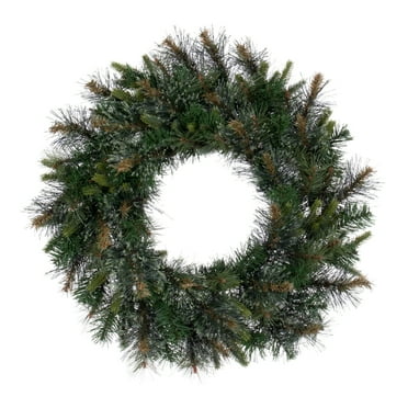 Vickerman 24" Cashmere Artificial Christmas Wreath, Unlit