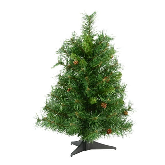 Vickerman 24" Cheyenne Pine Artificial Christmas Tree, Unlit