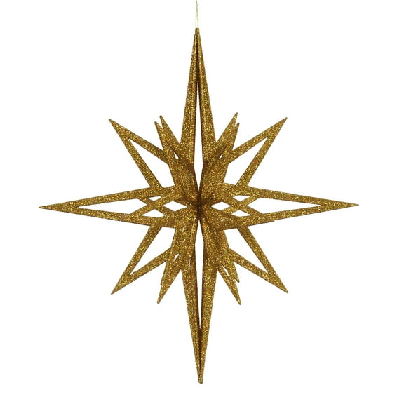 Vickerman 24" Gold Iridescent Star Christmas Ornament