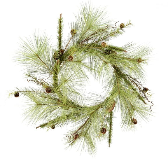 Vickerman 24" Jasper Pine Artificial Christmas Wreath, Unlit