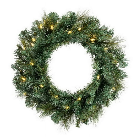 Vickerman 24" Mixed Brussels Wreath Dura-Lit 50WW - D172525LED