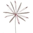 thumbnail image 1 of Vickerman 24" Pink Velvet Papyrus Artificial Christmas Pick, 3 per Bag, 1 of 3