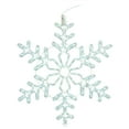 thumbnail image 1 of Vickerman 24" Pure White LED Forked Ropelight Snowflake, 1 of 1