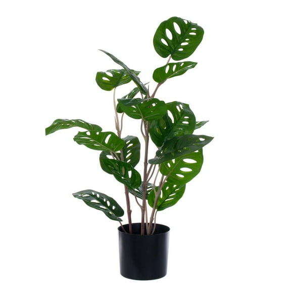 24" Green Monstera Potted Real Touch