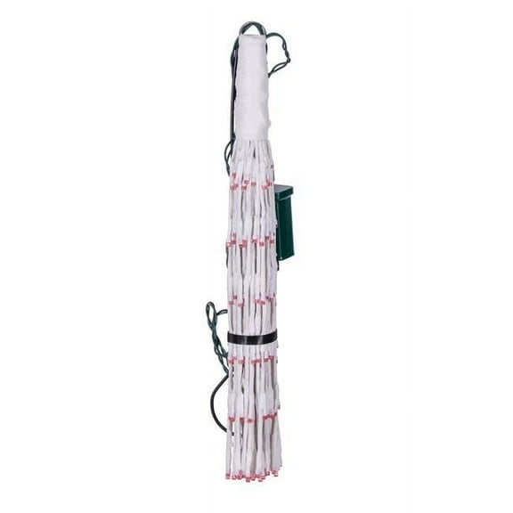 Vickerman 240 Lights x 32" White Starburst Pink 5mm LED Lights, Plastic