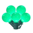 thumbnail image 1 of Vickerman 25 Green G30 LED Light on Green Wire, 16' Christmas Light Strand, 1 of 2