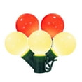 thumbnail image 1 of Vickerman 25 Red-Warm White G30 LED Light on Green Wire, 16' Christmas Light Strand, 1 of 2