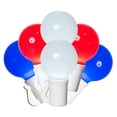 thumbnail image 1 of Vickerman 25 Red-White-Blue G30 LED Light on Green Wire, 16' Christmas Light Strand, 1 of 4