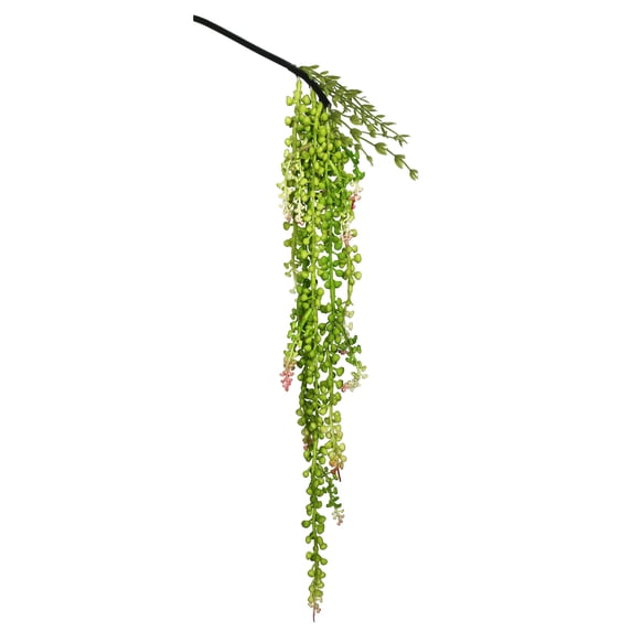 Vickerman 26" Artificial Green String of Pearls, Set of 3