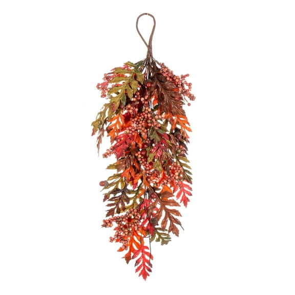 Vickerman 26" Artificial Oak Leaf, Acorn, Berry Teardrop.