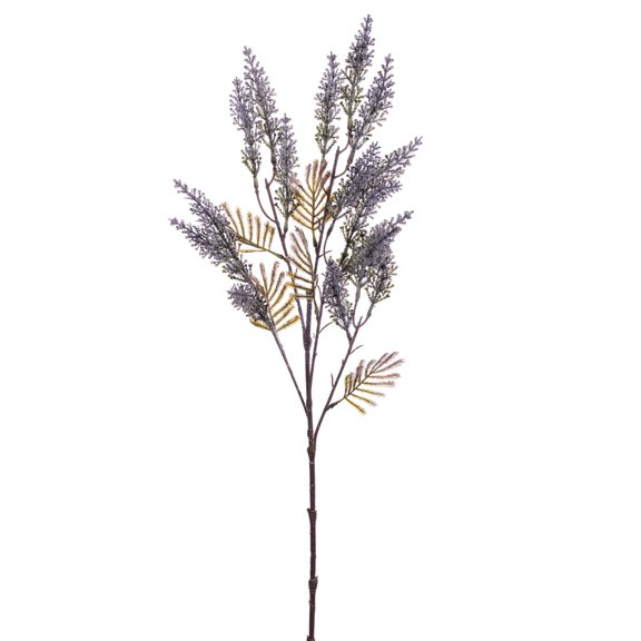 Vickerman 26" Gray Blue Artificial Cedar Spray, 3 per bag.