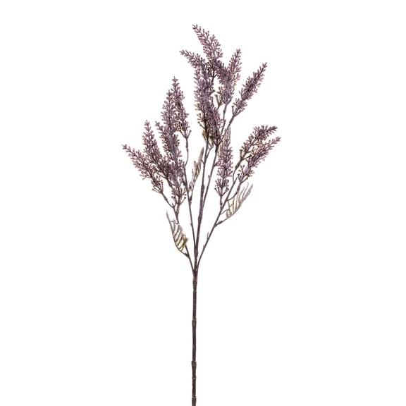 Vickerman 26" Gray Burgundy Artificial Cedar Spray, 3 per bag.