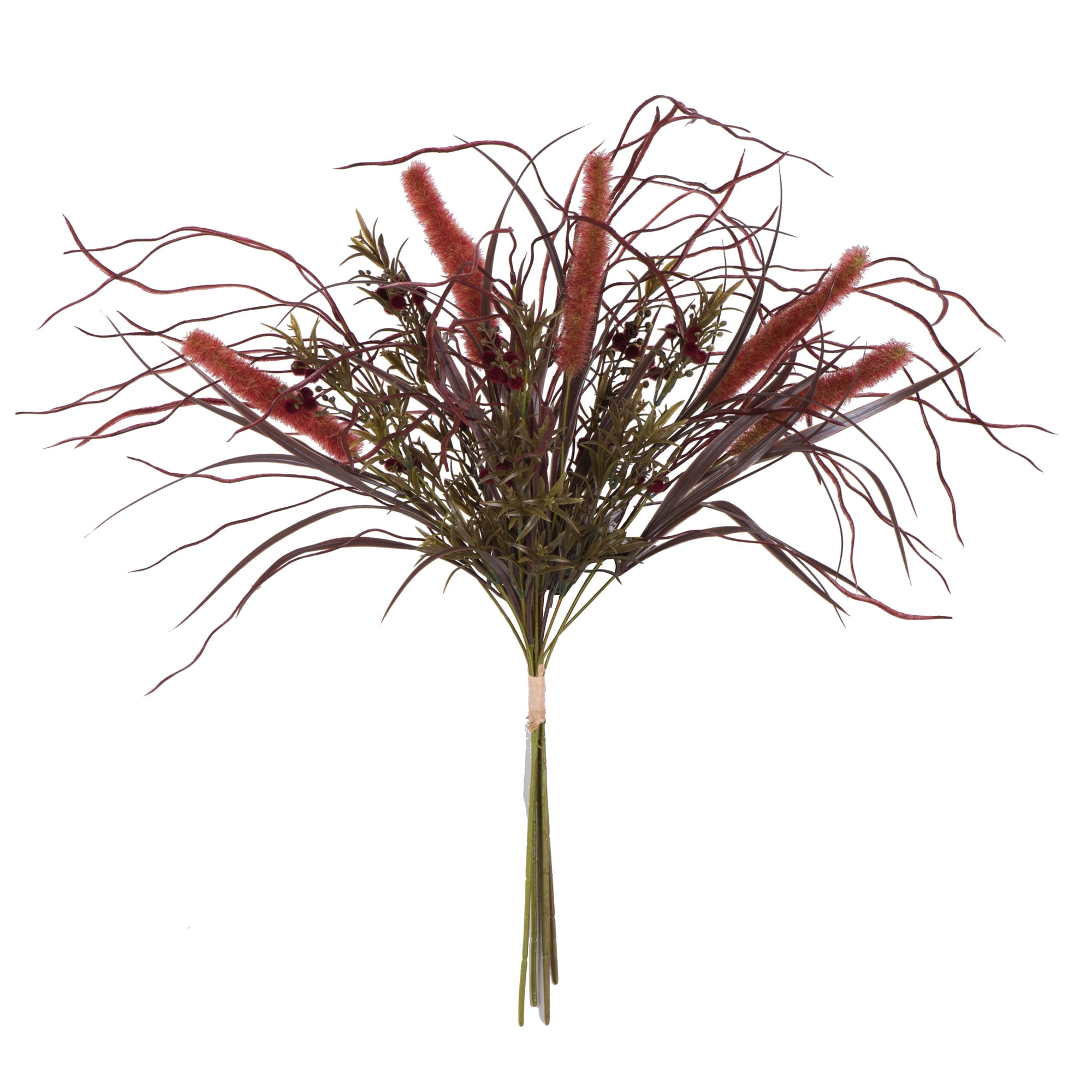 27" Burgundy Euphoria Onion Grass Artificial Arrangement