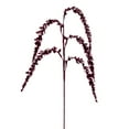 thumbnail image 1 of Vickerman 27" Artificial Burgundy Glitter Setaria Christmas Spray, 3 sprays per pack., 1 of 2