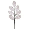 thumbnail image 1 of Vickerman 27" Artificial Cream Glitter Leaf Christmas Spray, 4 per bag, 1 of 1