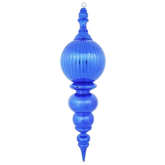 Vickerman 28" Blue Shiny Finial Ornament