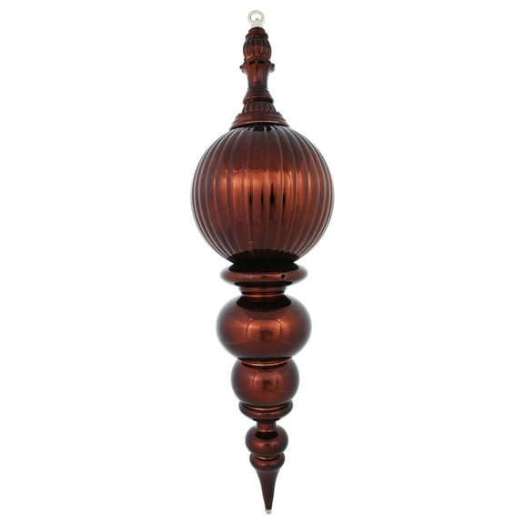 Vickerman 28" Chocolate Shiny Finial Ornament